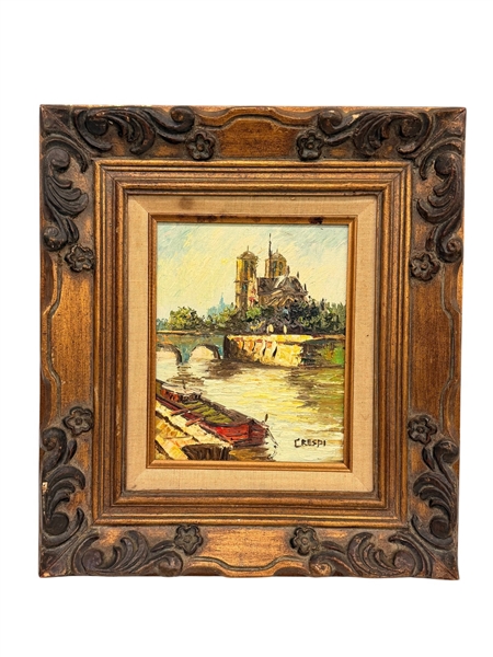 Oil on Board David Crespi Landscape