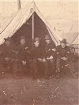 (2) Military Black and White Photographs Mounted to Board Civil War, Spanish American Conflict