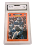 (3) Graded Sports Cards; Bo Jackson, Michael Irvin, Jim Kelly