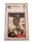 (3) Graded Baseball Cards; A. Trammell, Jeff Bagwell, Yendy Rojas