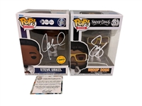 (2) Autographed Funko Pops; Snoop Dog, Steve Urkel Jaleel White