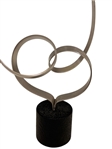 Curtis Jere Abstract Modernist Metal Sculpture on Base