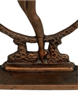 Art Deco Bronze Bookend Nude Dancing Woman Seville Studios
