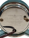 1940's General Electric Blue Rapture 3H160 Electric Mantle Clock in Chrome with Lucite Base