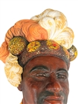 Bosson's Chalkware 1950's Wall Hanger Chaka Zulu Warrior