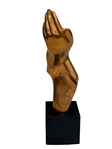Tony Lopez Brass Sculpture Two Hands