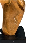 Tony Lopez Brass Sculpture Two Hands