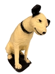 "Nipper" Large Chalkware Sculpture The RCA Dog