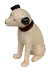(2) Nipper The RCA Dog Figurines (1) Salt