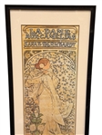Alphonse Mucha Print La Dame Aux Camelia's Sarah Bernhardt