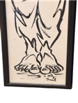 (3) Billy Snel Clown Art Framed
