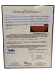 Hall of Fame Autographed Basketball Full JSA Certificate