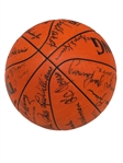 Hall of Fame Autographed Basketball Full JSA Certificate