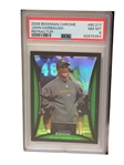 Jim and John Harbaugh Signed 8x10, Framed with 2 PSA Graded Cards JSA Certificate