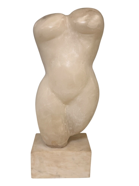Yetta Rosenberg Marble Sculpture Female Nude Torso