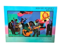1981 Exhibit Poster Romare Bearden "Jamming at the Savoy" Retrospective Brooklyn Museum