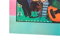 1981 Exhibit Poster Romare Bearden Jamming at the Savoy Retrospective Brooklyn Museum