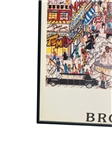 Charles Fazzino Illustrated Poster Celebrating 100 Years on Broadway 