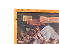 The Sugar Shack 1971 Illustrated Ernie Barnes Offset Lithograph Featured on Marvin Gaye's Album I Want You