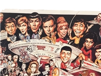 Star Trek Classic Trekkin Poster by Chuck Frazier 1989 