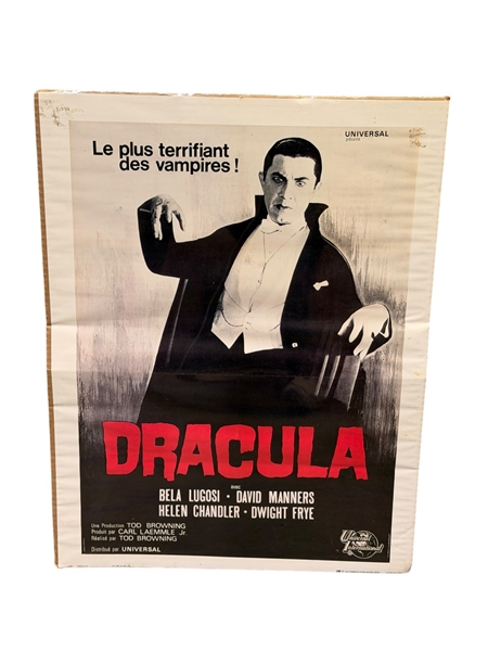 1970s "Dracula" Reissue French Poster