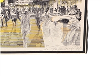 Sandra Finkenberg Times Square New York City Signed Lithograph