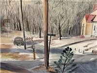 Watercolor Painting Alice Lauffer Lawrence Home Territory