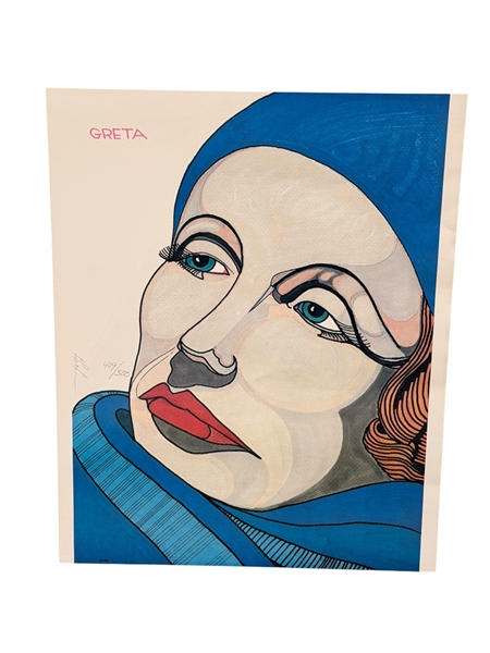 Dr. Ferdie Pacheco Unframed S/N Lithograph "Greta"