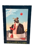 (2) Jazz Posters; Atlanta 1987 Illustrated Rene Magritte, Monterey 1981