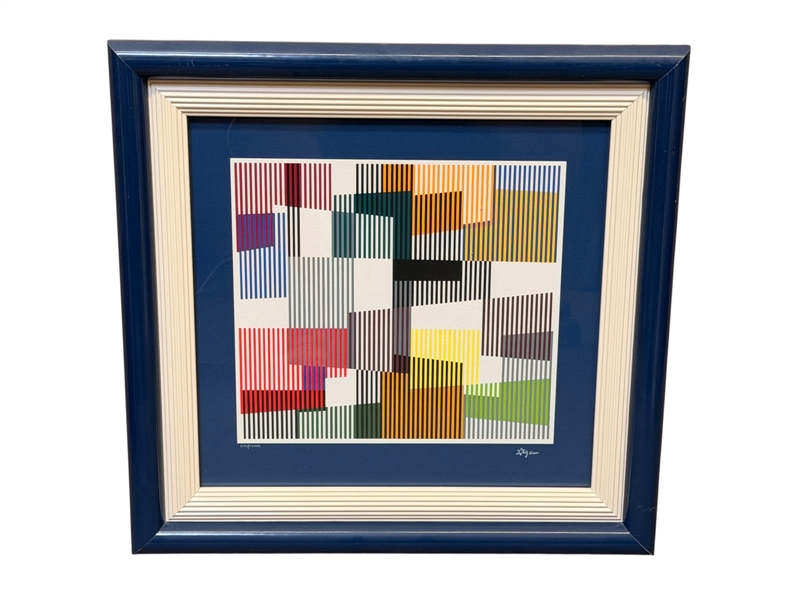 Fusion Plastic II by Israeli Artist Yaacov Agam 