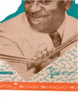 Dizzie Gillespie Signed Promotional Poster Cleveland Zoo Jazz Animals at the Jazzoo