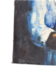 Signed Oil on Canvas of a Saxophone Player