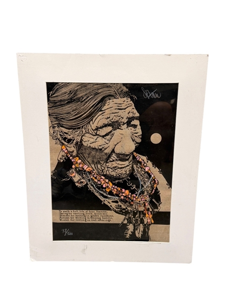 Native American Artist Susanna Spann S/N Lithograph
