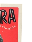 Frank Sinatra Record Store Promotional Poster for Columbia Records