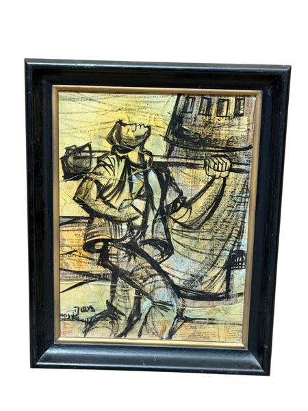 Moshe Katz Mixed Media on Canvas 