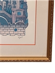 Amram Ebgi Windows of Jerusalem S/N Lithograph
