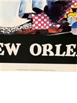 Cooking With Jazz New Orleans Poster Illustrated by Leo Meiersdorff