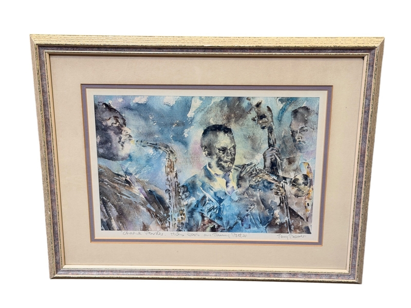 Tony Palmer Watercolor Painting Jazz Greats