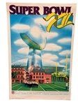 1978 Super Bowl XII Poster Dallas Cowboys vs. Denver Broncos