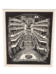 The Arcade Crystal Palace Black and White Print by Roger Coast 1983 S/N