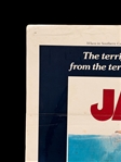 1975 Original Movie Poster Jaws Steven Spielberg