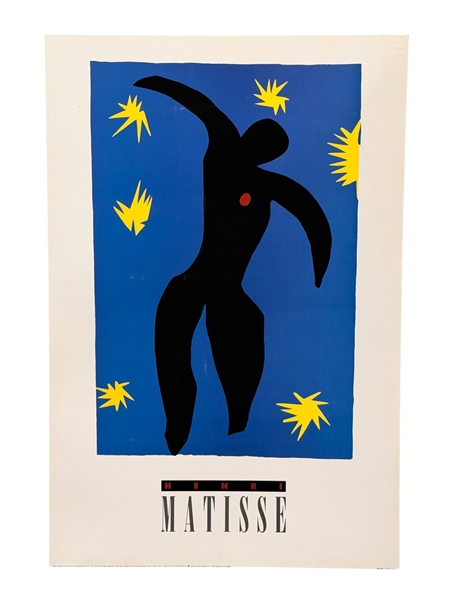 1988 Icarus Plate 8 From Jazz Stencil 1947 H. Matisse Promotional Poster