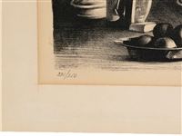 Sandu Lieberman LE Lithograph In the Cafe