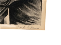 Sandu Lieberman LE Lithograph In the Cafe