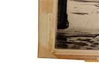 (2) Drypoint Etchings by Elias M. Grossman (Amer. 1898-1947) Washington Arch, Bethesda Fountain