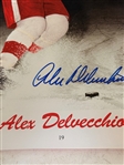 Group of Autographed Detroit Red Wings Ephemera