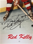 Group of Autographed Detroit Red Wings Ephemera