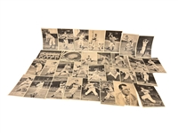1949 Cleveland Indians Picture Photo Pack (No Envelope) Complete Set of 30