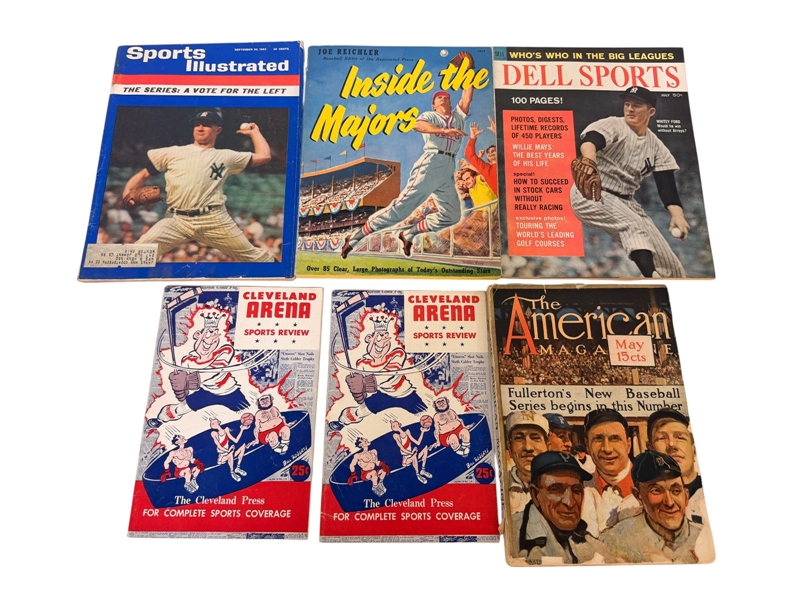 (6) Early Baseball Magazines