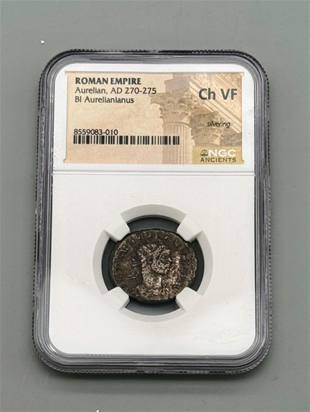 NGC Ch VF Roman Empire Aurellan AD 270-275 BI Aurellanlanus
